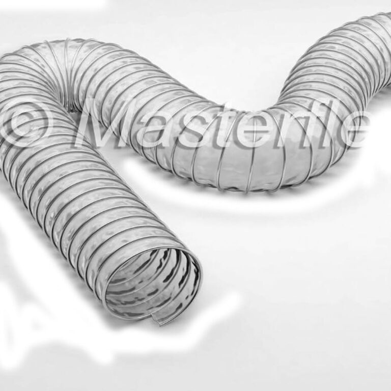 Master-Clip PTFE-MP- Mangueira de PTFE laminado para exaustão de vapores químicos em alta temperatura